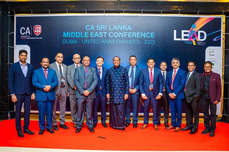 CA Sri Lanka Middle East Chapter officials.